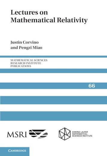 Mathematical Sciences Research Institute PublicationsSeries, Verzenden, Zo goed als nieuw, Justin Corvino