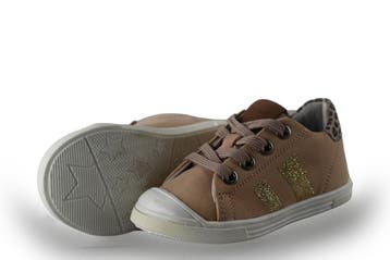 Jopper Sneakers Meisjes in maat 22 Beige, Verzenden, Schoenen, Zo goed als nieuw, Jongen of Meisje