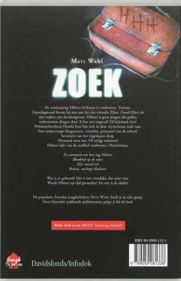 Zoek / Davidsfonds/Infodok-jeugd thriller 9789059081338, Boeken, Kinderboeken | Jeugd | 13 jaar en ouder, Verzenden, Gelezen, M. Wahl