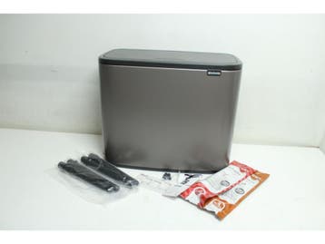 Brabantia Bo Touch Bin - Prullenbak - 11 + 23 liter -, Huis en Inrichting, Woonaccessoires | Prullenbakken, Verzenden, Zo goed als nieuw