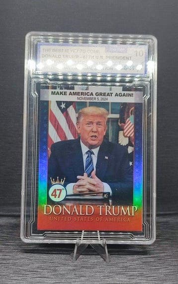 DONALD TRUMP 47th U.S. President - 1 Card, Nieuw