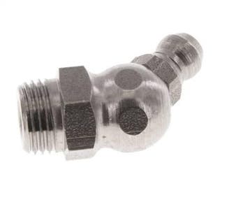 45° Haakse Smeernippel RVS R 1/8 Inch DIN 71412, Verzenden, Nieuw