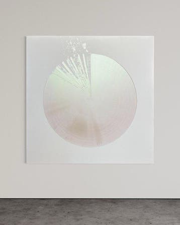 Eren - Zen Iris in White/Green - XXL, Antiek en Kunst