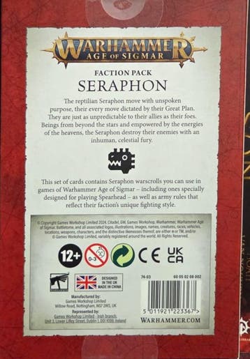 Seraphon faction pack (Warhammer nieuw), Hobby en Vrije tijd, Ophalen of Verzenden, Nieuw