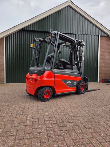 Linde E30 Elektrische Heftruck BJ 2019 Triplex Sideshift, Linde, Heftruck, Ophalen of Verzenden, Elektrisch