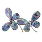 Fako Bijoux - Broche - Vlinder - 55x33mm - Epoxy Multicolor, Verzenden, Nieuw
