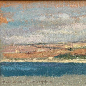 Augustin Memin (1910 - 1981) - Étude à Damas - Paysage en