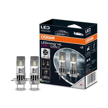 Osram H7/H18 HL Easy GEN2 LED Koplamp 16W PX26d/PY26d-t Set, Auto-onderdelen, Ophalen of Verzenden, Nieuw