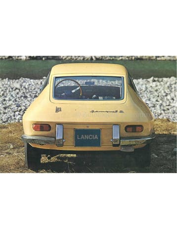 1969 LANCIA FULVIA SPORT 1.3S BROCHURE, Nieuw, Author