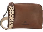 Micmacbags Wildlife Schoudertas - 5 vakken - Donkertaupe, Sieraden, Tassen en Uiterlijk, Tassen | Schoudertassen, Verzenden, Zo goed als nieuw