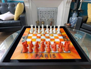 Dominique Kleiner - ÉCHIQUIER D’ART « HERMÈS FEU SACRÉ » –