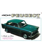 1965 PEUGEOT 404 BROCHURE NEDERLANDS, Boeken, Nieuw, Peugeot, Author
