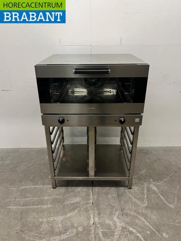RVS Smeg Heteluchtoven 3 x 1/1 GN of 60 x 40 cm 400V Horeca, Ophalen of Verzenden, Gebruikt