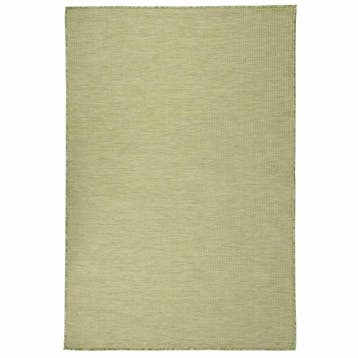 vidaXL Buitenkleed platgeweven 120x170 cm groen, Verzenden, Nieuw, Groen