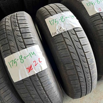 2 x Toyo 175-80-14 Zomerbanden 5,5mm, 14 inch, Gebruikt, 175 mm, Ophalen of Verzenden