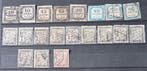 Frankrijk 1859 - Mixcollectie cv circa 1700 - Timbres Taxe, Gestempeld