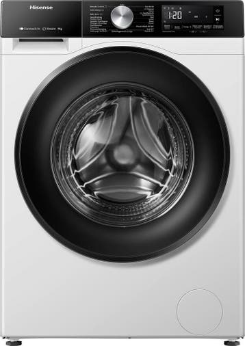 Hisense 3S Serie WF3S8043BW3/BLX - Wasmachine Steam Wash 8kg, Ophalen of Verzenden, Nieuw, Voorlader, 85 tot 90 cm