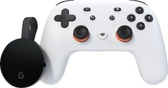 Google Chromecast Ultra + Google Stadia Controller in Doo..., Ophalen of Verzenden, Zo goed als nieuw