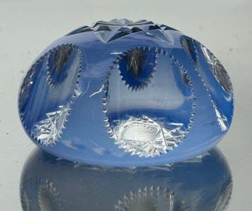 Val Saint Lambert - Presse-papier - Kristal, Antiek en Kunst, Antiek | Glas en Kristal
