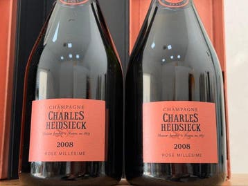 Charles Heidsieck, Rose Millesime 2008 - Champagne - 2, Nieuw