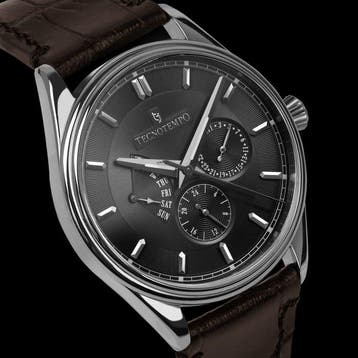 Tecnotempo - Multihands - Big Calendar - 39mm - Limited, Nieuw