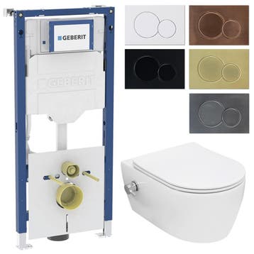 Geberit UP320 Sigma 12 inbouwreservoir met randloos easy flu, Verzenden, Nieuw