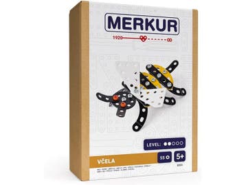 Merkur - Bij - metalen constructieset - 55 onderdelen, Kinderen en Baby's, Speelgoed | Bouwstenen, Verzenden, Nieuw