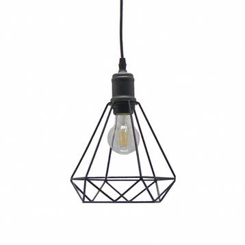 Scandinavische Hanglamp Diamant Zwart – Scaldare Noale, Ophalen of Verzenden, Nieuw, Overige materialen