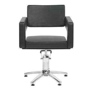 OBB kappersstoel Odeon - Zwart, Huis en Inrichting, Stoelen, Verzenden, Zwart, Overige materialen, Nieuw
