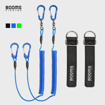 Booms Fishing T02RB1 Hengel Lanyard - 2M Elastisch, Heavy Du, Verzenden, Nieuw