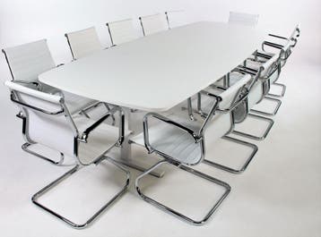 Vergadertafel 320  TUBE wit 320x120, Ophalen of Verzenden, Nieuw in verpakking
