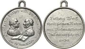 Zinngußmedaille 1830 Reformation-ereignisse en Jubilaeen, Verzenden