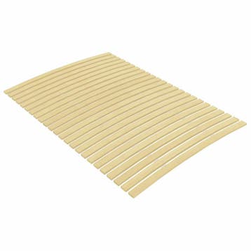 vidaXL Lattenbodem met 24 latten 120x200 cm, Bruin, Verzenden, Nieuw, Twijfelaar