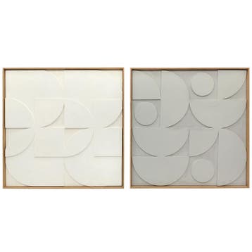 Wanddecoratie 3D 2-delige Set Geometrische Wanddecoratie Mod, Verzenden, Nieuw
