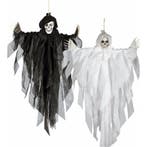 Horror hangdecoratie spook/geest pop zwart 75 cm - Hallowe.., Verzenden, Nieuw