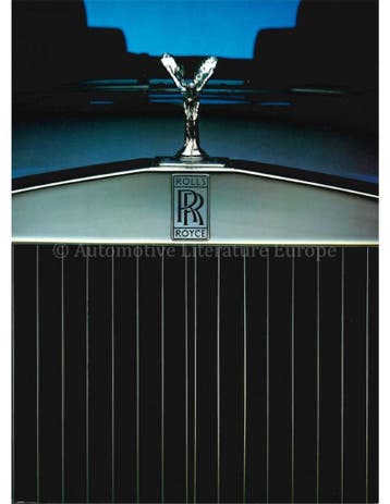 1985 ROLLS ROYCE PROGRAMMA BROCHURE ENGELS, Nieuw, Author