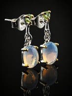 Opaal - Zilver - Oorbellen - Opal Glow