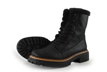 Rieker Veterboots in maat 43 Zwart, Verzenden, Zwart, Overige typen, Zo goed als nieuw