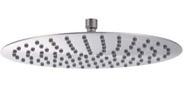 UFO Luxe hoofddouche rond 300mm Ultra plat RVS, Verzenden, Nieuw