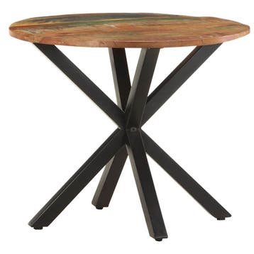 vidaXL Bijzettafel 68x68x56 cm massief gerecycled hout, Verzenden, Nieuw, Hout, 45 tot 60 cm