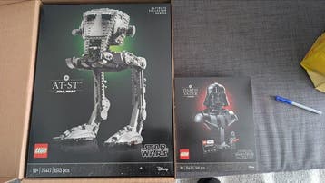 Lego Set - Star Wars - AT-ST; Darth Vader Bust, Nieuw