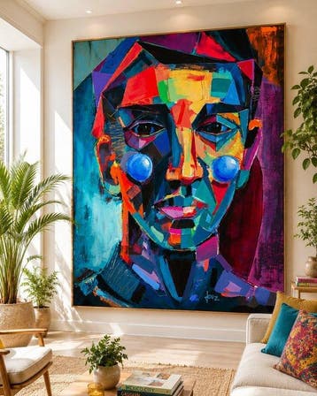 Daniel Jonez - “Quiet Empire” Acrylic on canvas 160 x 115 cm