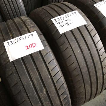 2 x Dunlop SP Sport Maxx GT 235-55-19 Zomerbanden 3,5mm, 19 inch, Gebruikt, Ophalen of Verzenden, 235 mm