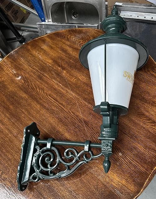 Occasion - Swinkels buitenlamp, Zakelijke goederen, Horeca | Overige, Ophalen of Verzenden
