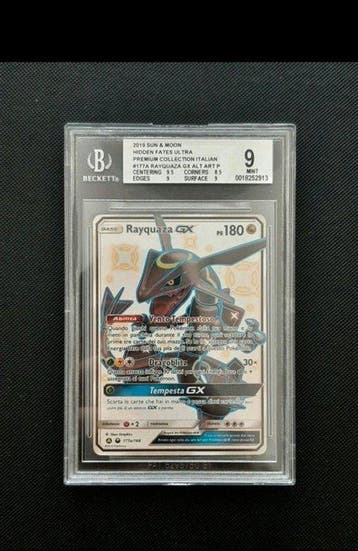 Pokémon - 1 Graded card - Beckett 9 - Sun & Moon, Nieuw