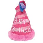 Birthday hoed pluche roze (Honden speelgoed, Spelen), Ophalen of Verzenden, Nieuw
