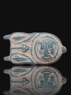 Byzantijns Brons Stunning & Rare Big Cat Buckel (Zonder