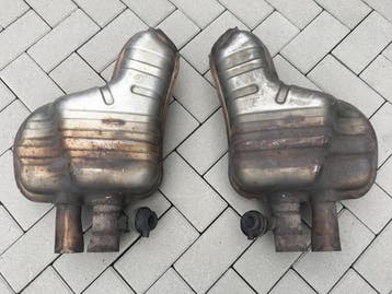 Bentley Continental GT 2006 uitlaat 3w0253611A set, Gebruikt, Bentley