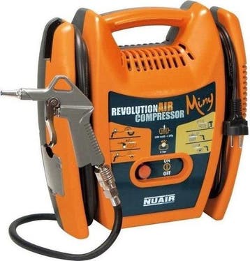 2dekans | Nuair - Revolutionair Miny Luchtcompressor, Doe-het-zelf en Verbouw, Compressors, Ophalen of Verzenden, Zo goed als nieuw
