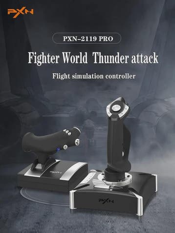 PXN-2119Pro Flight Joystick voor PC - Trilling Simulator Sti, Computers en Software, Verzenden, Nieuw